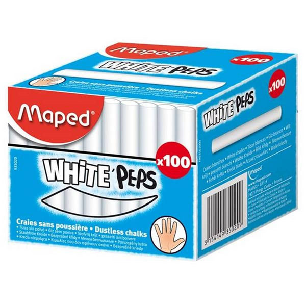 Maped White 'Peps Chalk Box 100