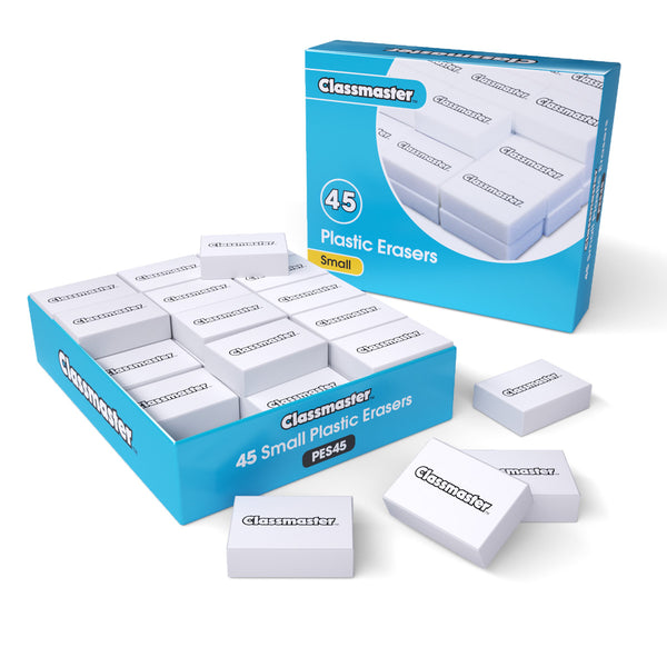 Classmaster Pencil Eraser White Box of 45