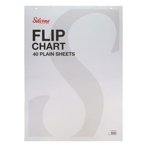 Silvine A1 40 Sheet Perforated Flip Chart Recycled Paper