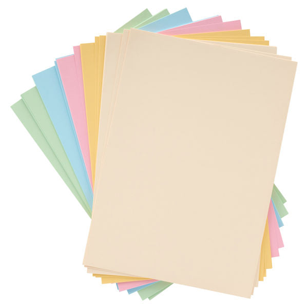 Premier Activity A4 160gsm Card 50 Sheets - Rainbow Pastel