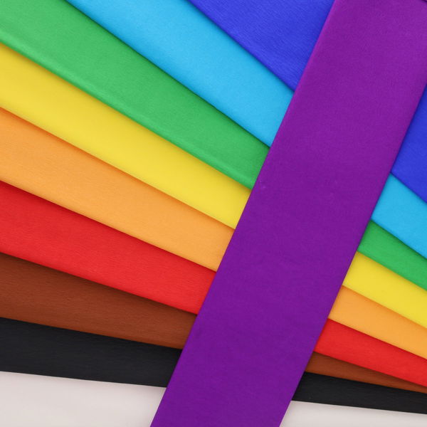 Icon Craft Assorted Colour Crepe Paper - 10 Pack
