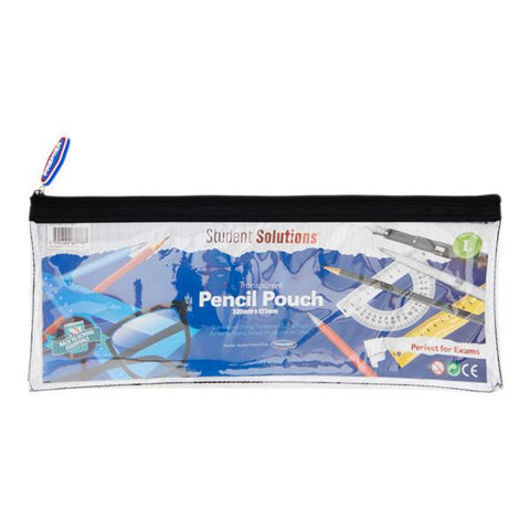 Student Solutions Transparent Pencil Case