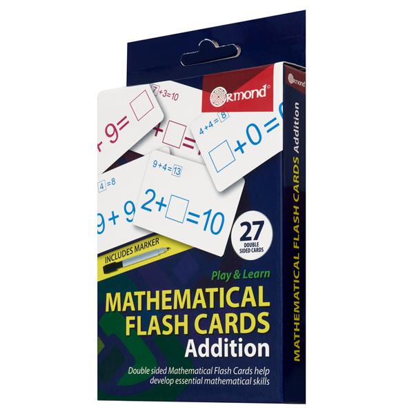 Mathematical Flash Cards - Addition Pack 27