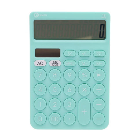 Premto 12 Digit Desktop Calculator - Pastel Green
