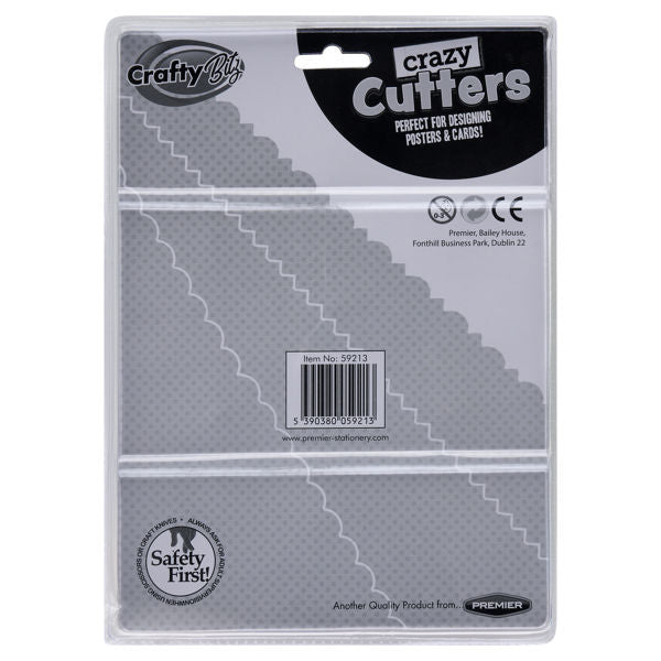 Crafty Bitz Crazy Cutters Craft Scissors Pack 3