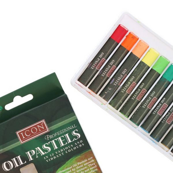 Icon Professional Oil Pastels 12 Pack