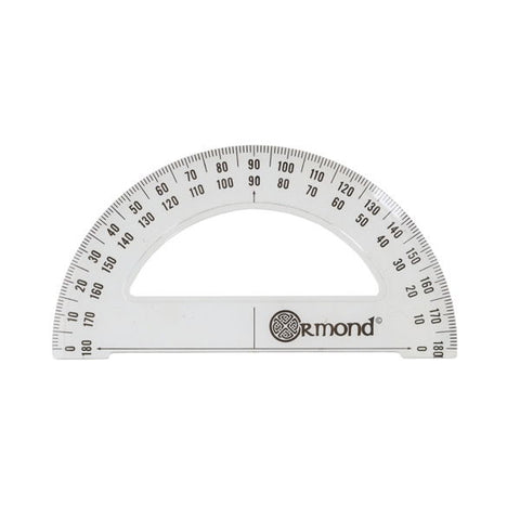 Ormond Student Solutions 12.9cm 180° Protractor