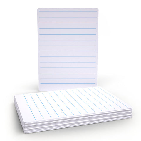 A4 Lined Budget Whiteboards Class Pack 30