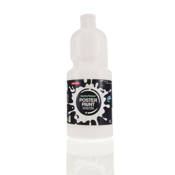 World of Colour Poster Paint 1 Litre - White