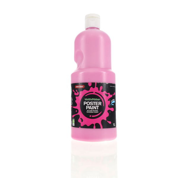 World of Colour Poster Paint 1 Litre - Magenta