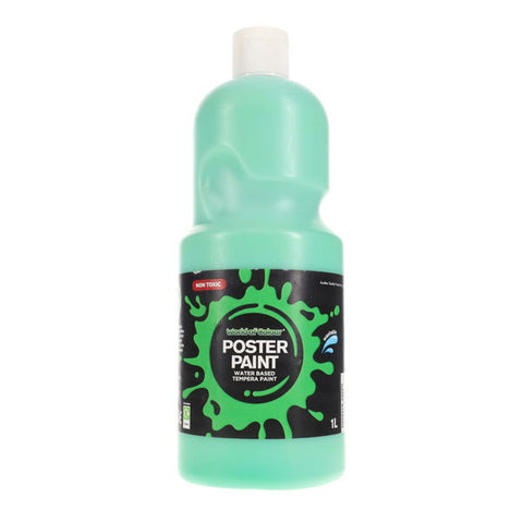 World of Colour Poster Paint 1 Litre - Emerald Green