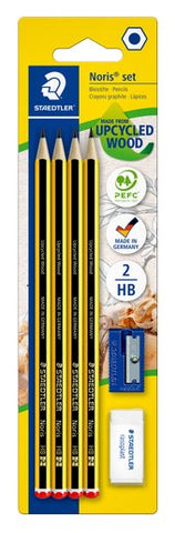 Staedtler Noris School Pencils, Eraser & Sharpener Set