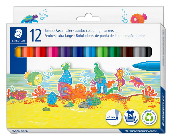 Staedtler Noris Jumbo Colouring Markers 12 Pack