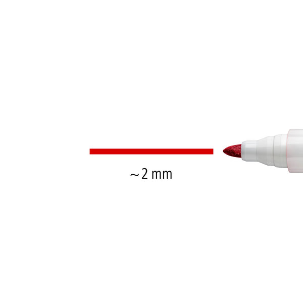 Staedtler Lumocolour Bullet Tip Whiteboard Marker - Box 10 Red
