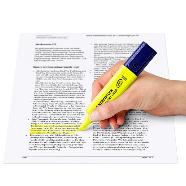 Staedtler Textsurfer Classic Highlighter - Yellow
