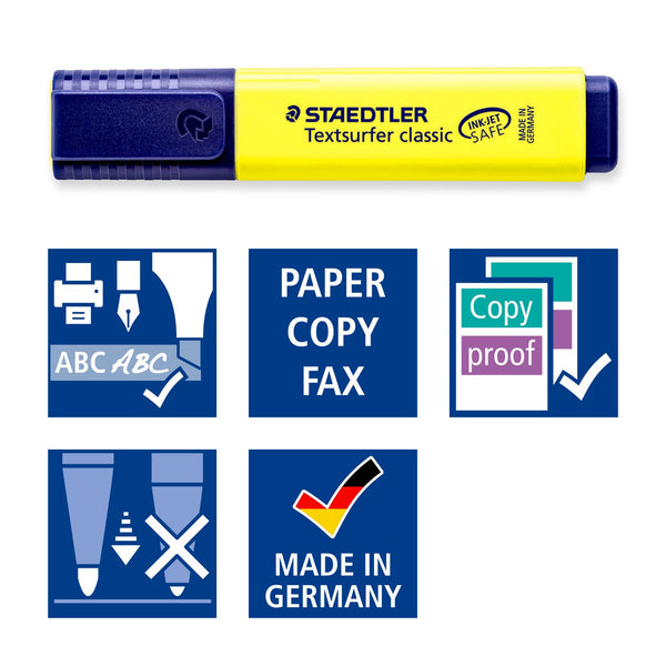 Staedtler Textsurfer Classic Highlighter - Yellow