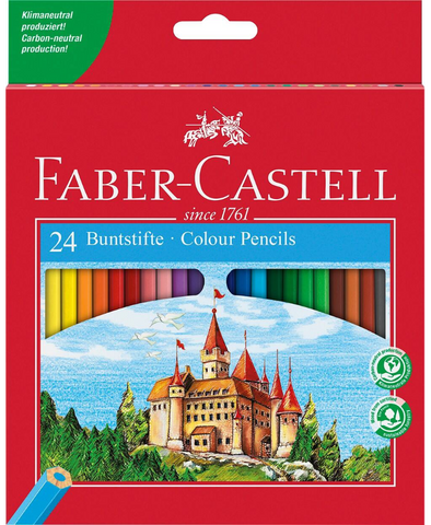 Faber-Castell Colouring Pencils - Pack of 24