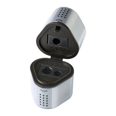 Faber-Castell Grip Trio Sharpener - Grey