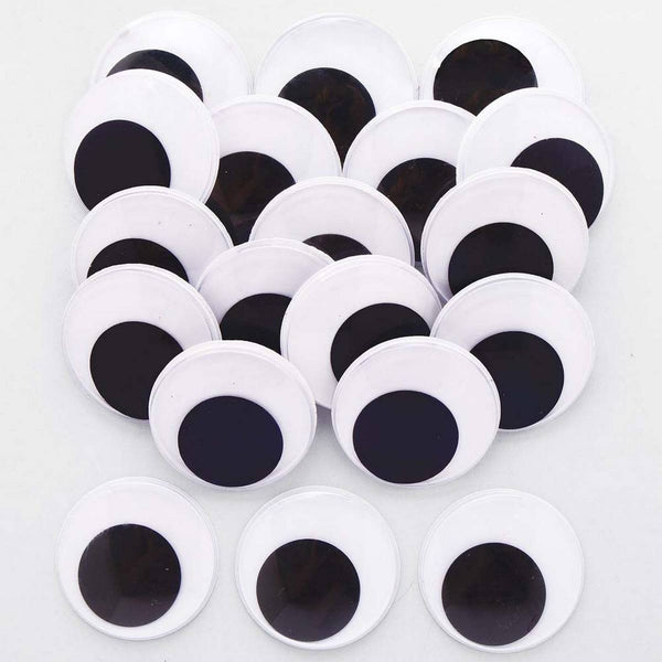 Crafty Bitz Tub 500 Self Adhesive Goggly Eyes - 15mm