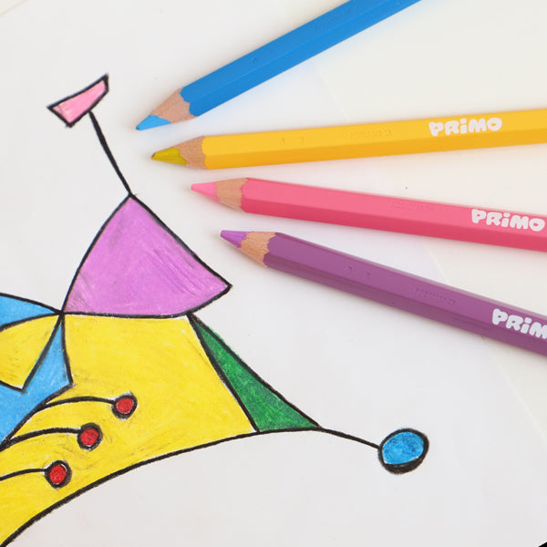 Primo Jumbo Colouring Pencils - School Box Set 120