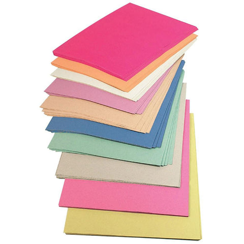 Sugar Paper - A2 Assorted Colours Pack of 50