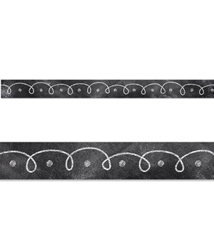 Chalk It Up! Dots & Loops Border