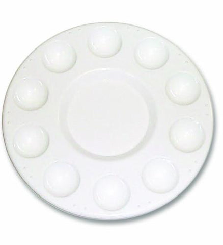 10 Well Circular Mixing Plastic Palette