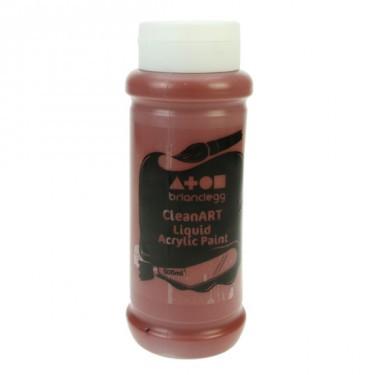 Clean Art Acrylic Burnt Sienna 500ml