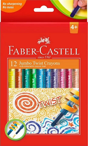 Faber-Castell Twistable Crayons - Box 12