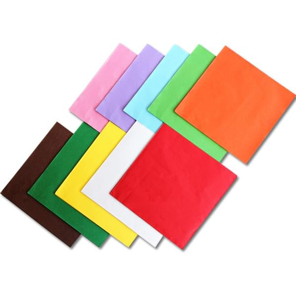 Tissue Paper Squares - Assorted Colours 15cm Pack of 480