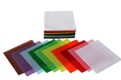 Tissue Paper Squares - Assorted Colours 15cm Pack of 480