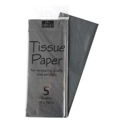 Tissue Paper Pack 5 Sheets - Black