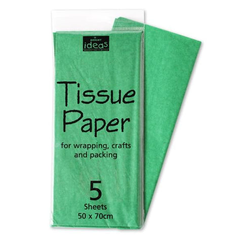 Tissue Paper Pack 5 Sheets - Emerald