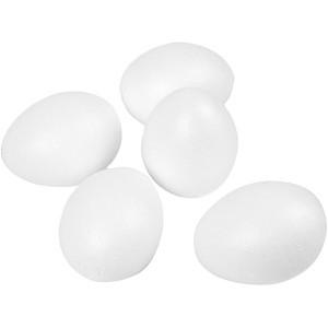 Polystyrene Eggs - Assorted Size Pack of 20