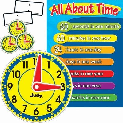 Judy Clock Bulletin Board Set of 113 Pieces