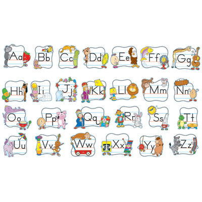Alphabet: Traditional Manuscript Bulletin Board Set