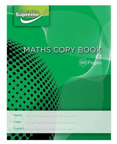 Supreme C3 Maths Copy Book 88 Page