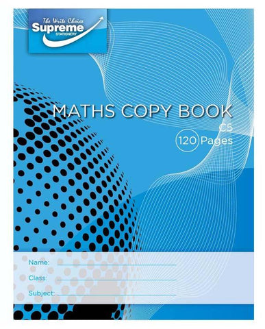 Supreme C5 Maths Copy Book 120 Page