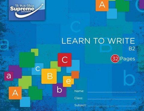 Supreme B2 Learn to Write Copy Book 40 Page