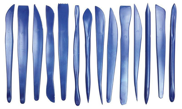 Plastic Clay Knives Pack of 14