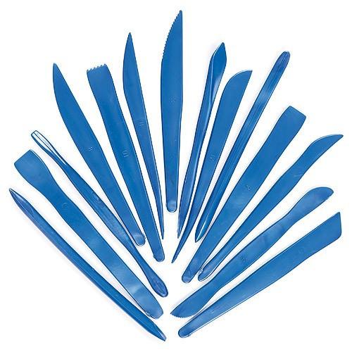 Plastic Clay Knives Pack of 14