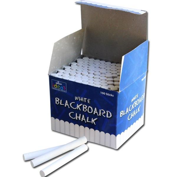 Big Value Blackboard Chalk 100 Box - White