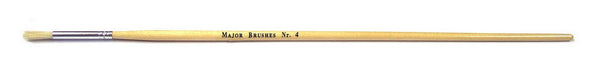Paint Brushes - Round Tip Long Handle Pack of 10 - Small