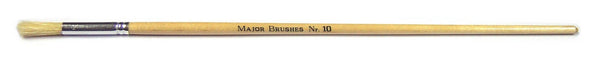 Paint Brushes - Round Tip Long Handle Pack of 10 - Medium