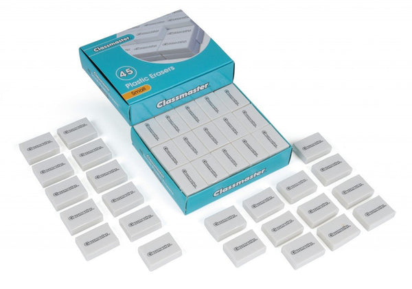 Classmaster Pencil Eraser White Box of 45