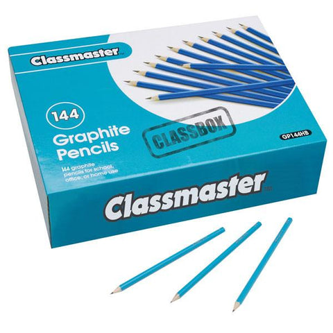 Classmaster Classroom HB Pencils Value Box (Pack of 144)