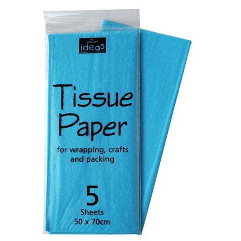 Tissue Paper Pack 5 Sheets - Turquoise