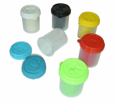 Modelling Dough Assorted Colours 50gm Pots - Pack of 6