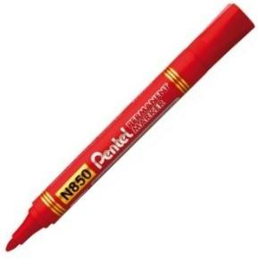 Pentel Permanent Marker - Red Bullet Tip
