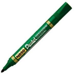 Pentel Permanent Marker - Green Bullet Tip Box 12